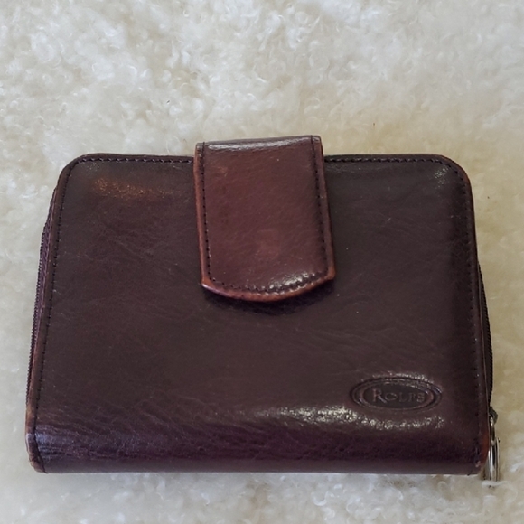 Rolfs Dark Brown Leather Wallet - Picture 1 of 12